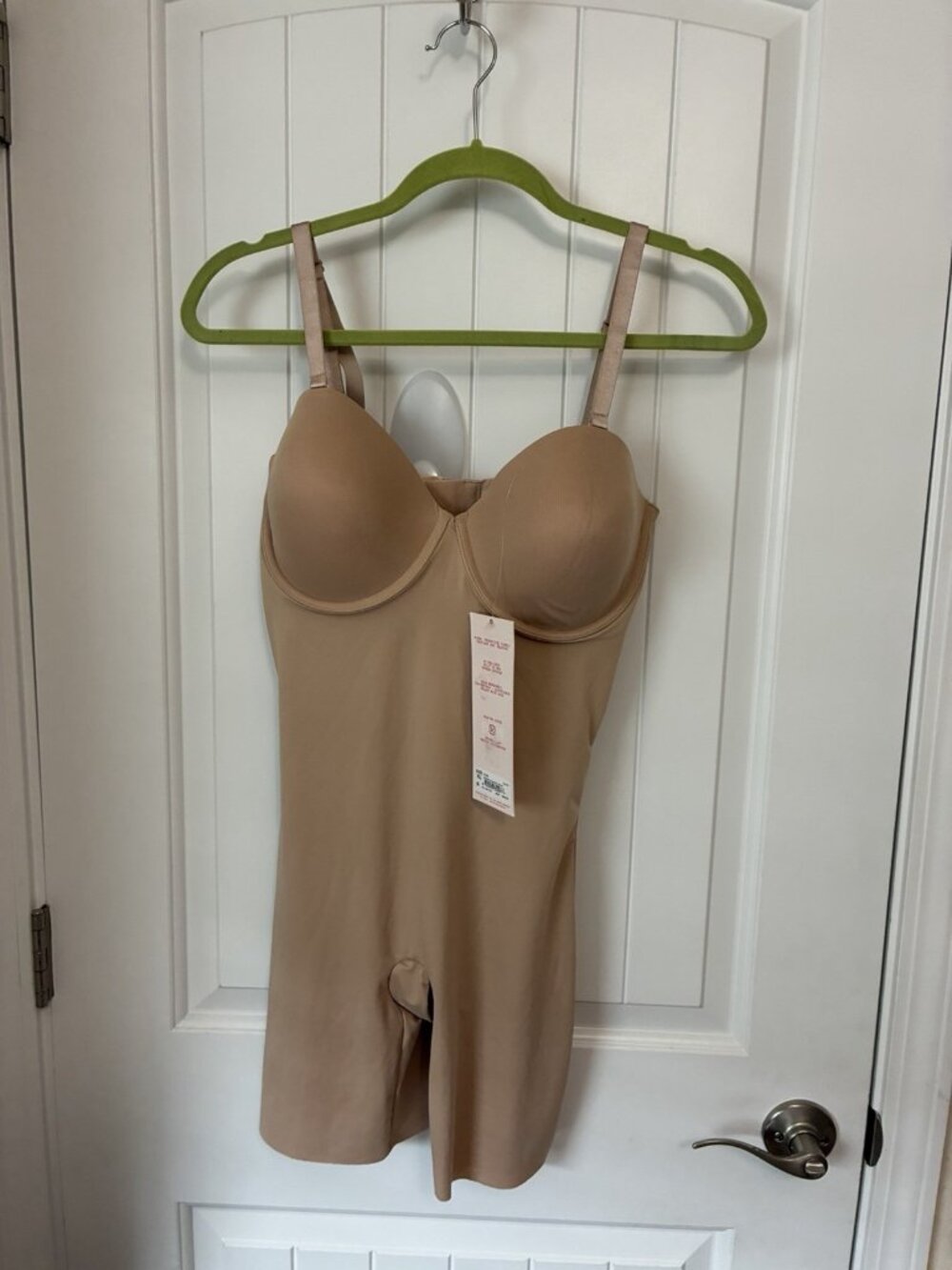 SPANX Strapless Cupped Shaping Bodysuit Size XL